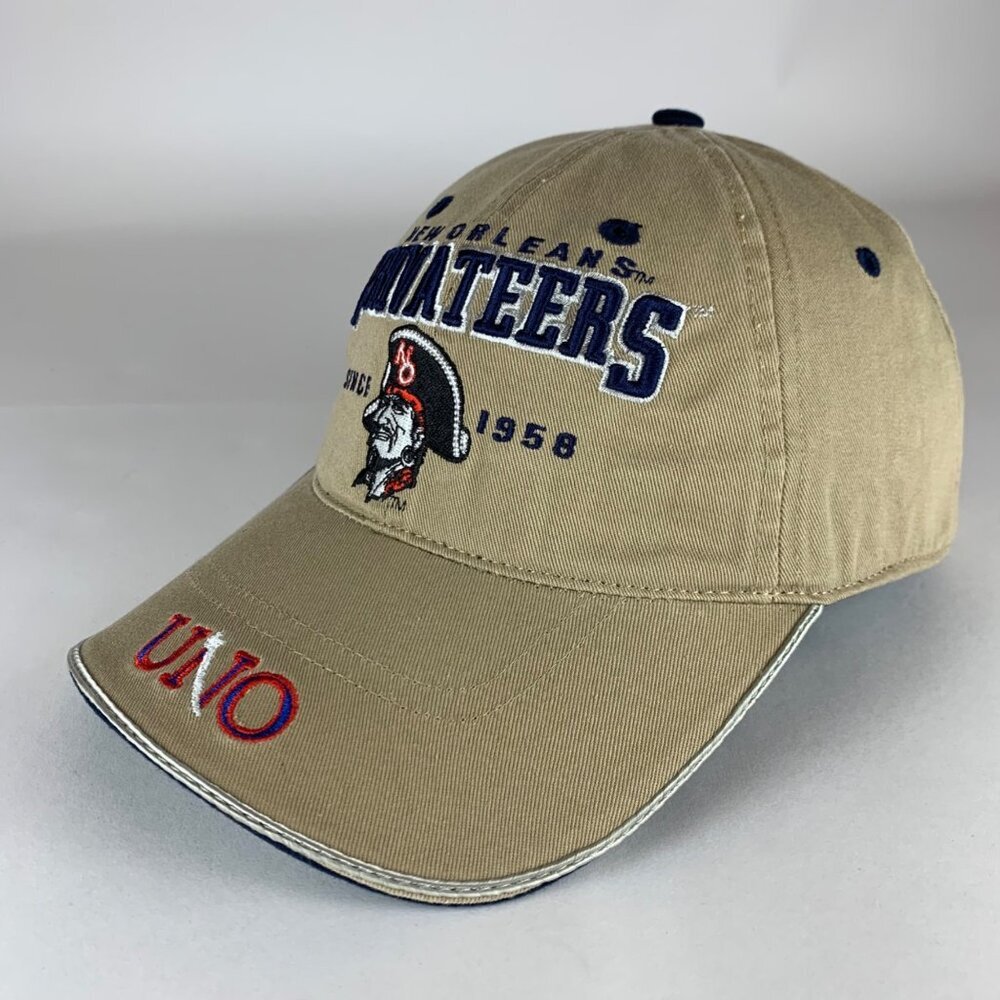 New Orleans Privateers NCAA Beige Drew Pearson Relaxed Fit Strapback Hat